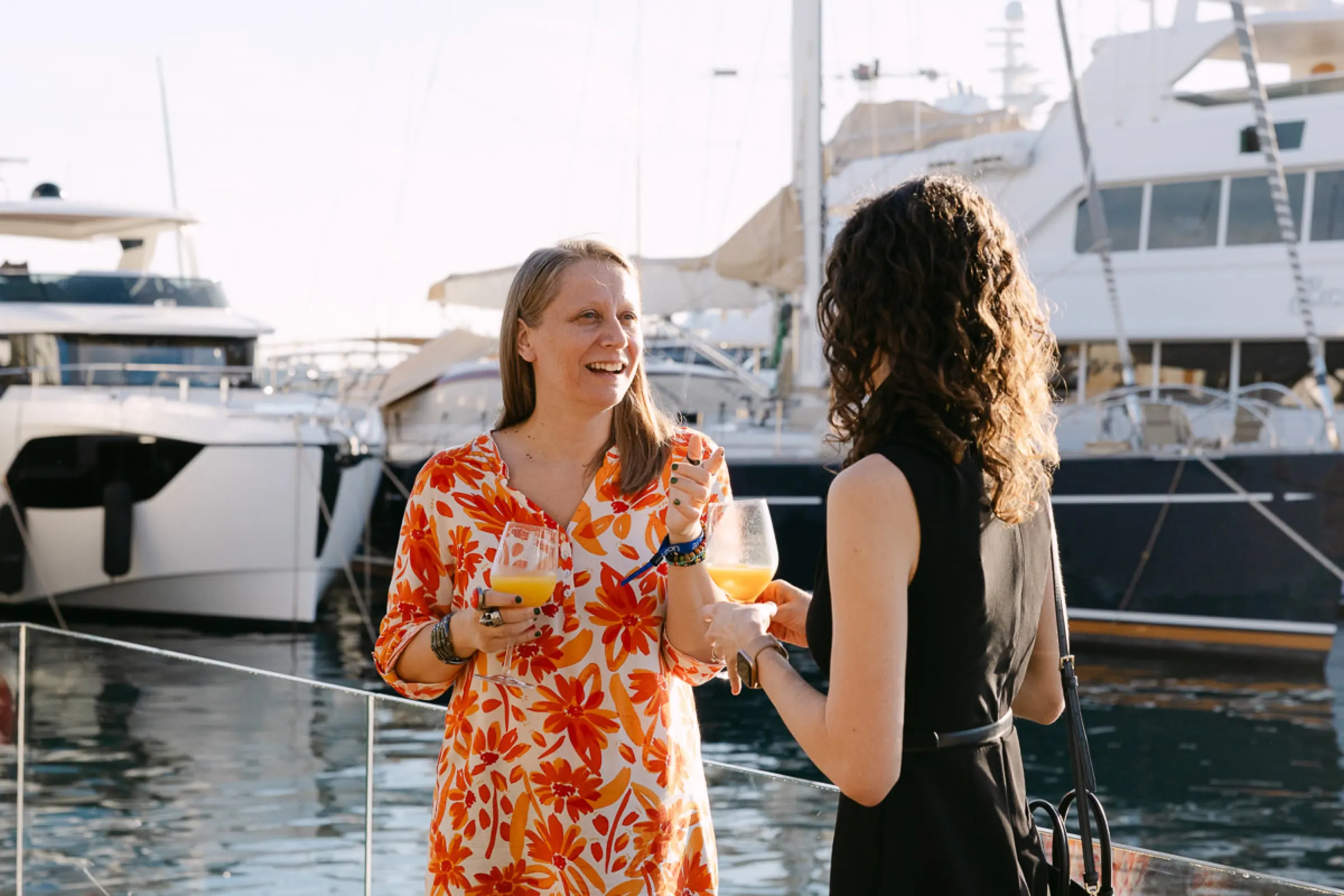 Aizon — Cena de empresa en el Port Vell, Marina Port Vell, Barcelona. Fotografía de Noomadik.