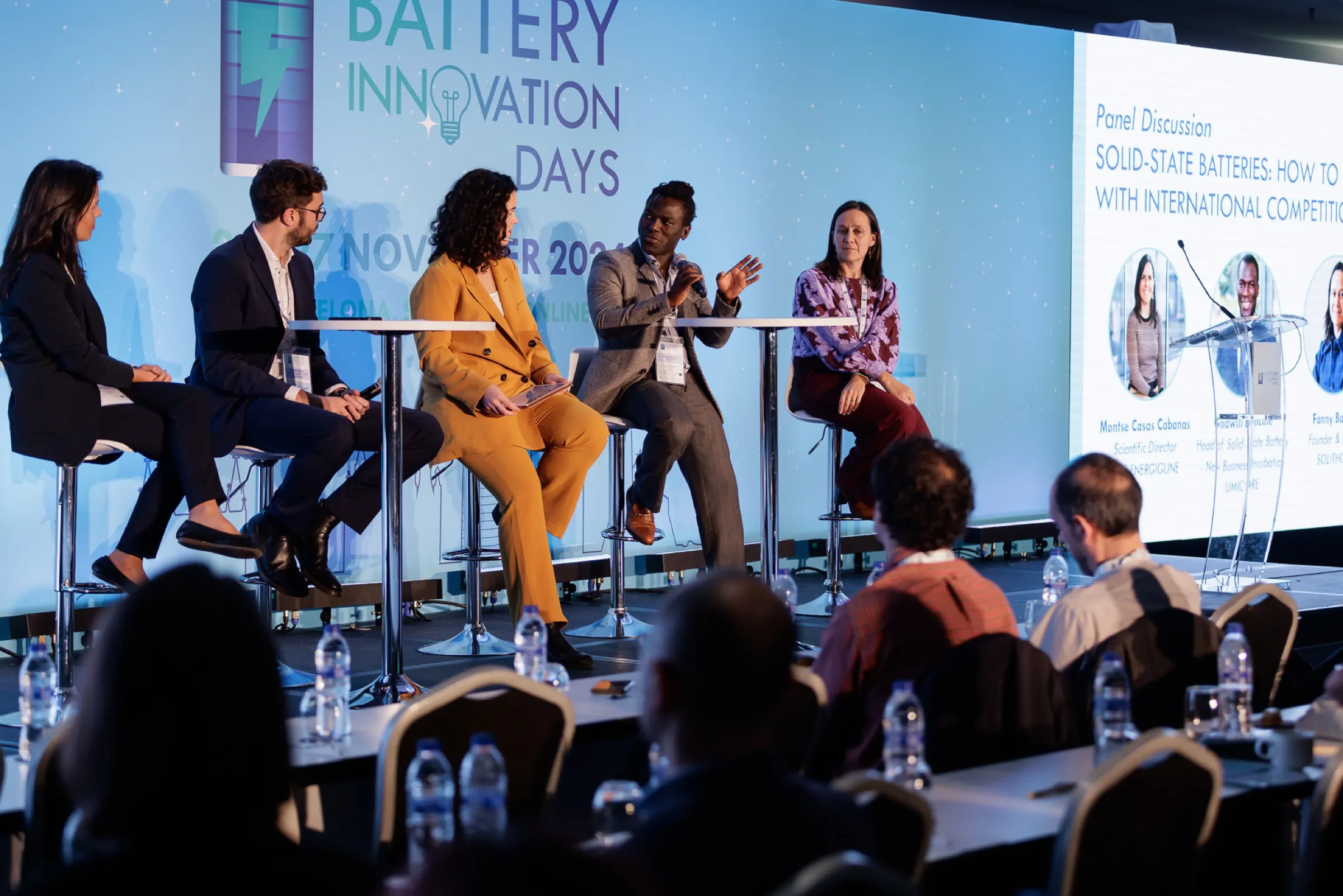 Battery Innovation Days — Congreso europeo de la cadena de valor de las baterías, Barceló Sants, Barcelona. Fotografía de Noomadik.