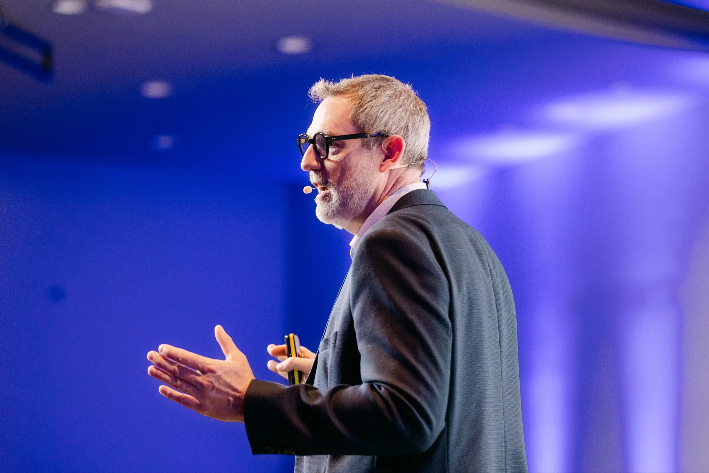 Keynote en la reunión de ventas EMEA de Merck. Fotografía de Noomadik.