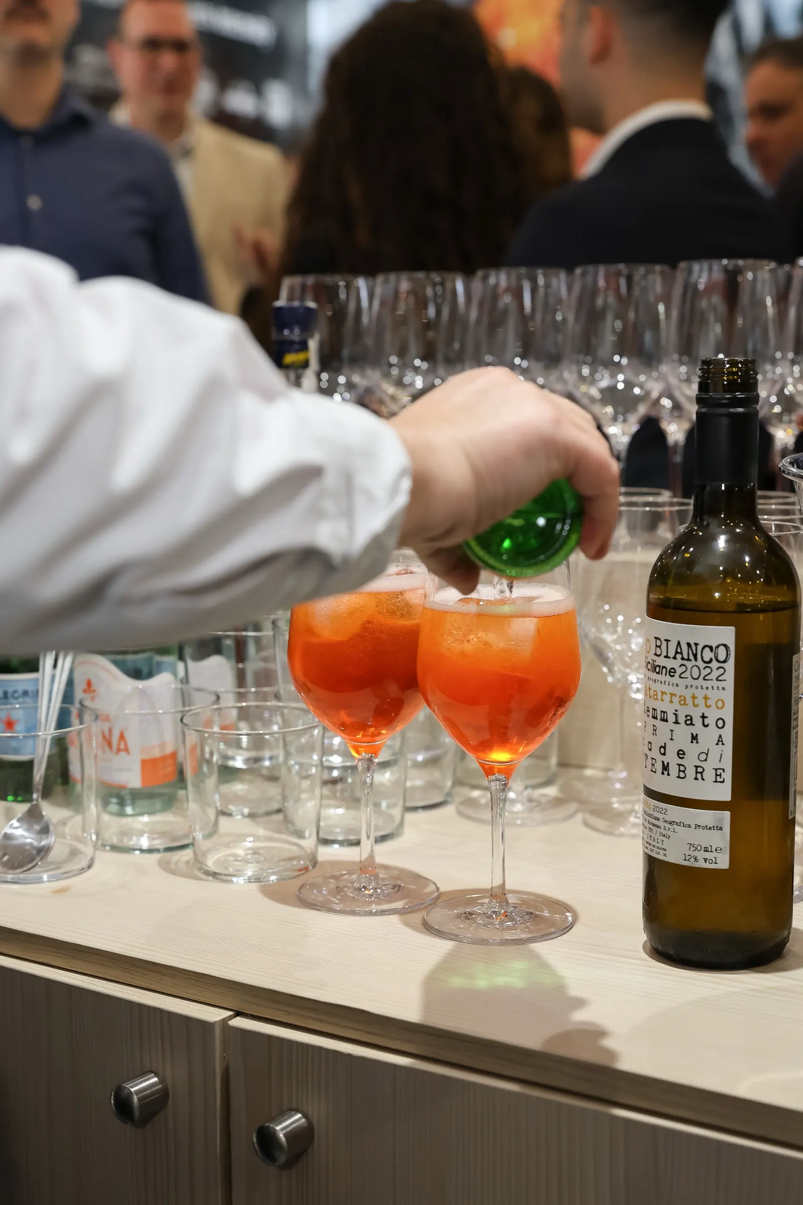 Italian Trade Agency — Pabellón de Italia en Alimentaria, Fira Barcelona Gran Via. Fotografía de Noomadik.