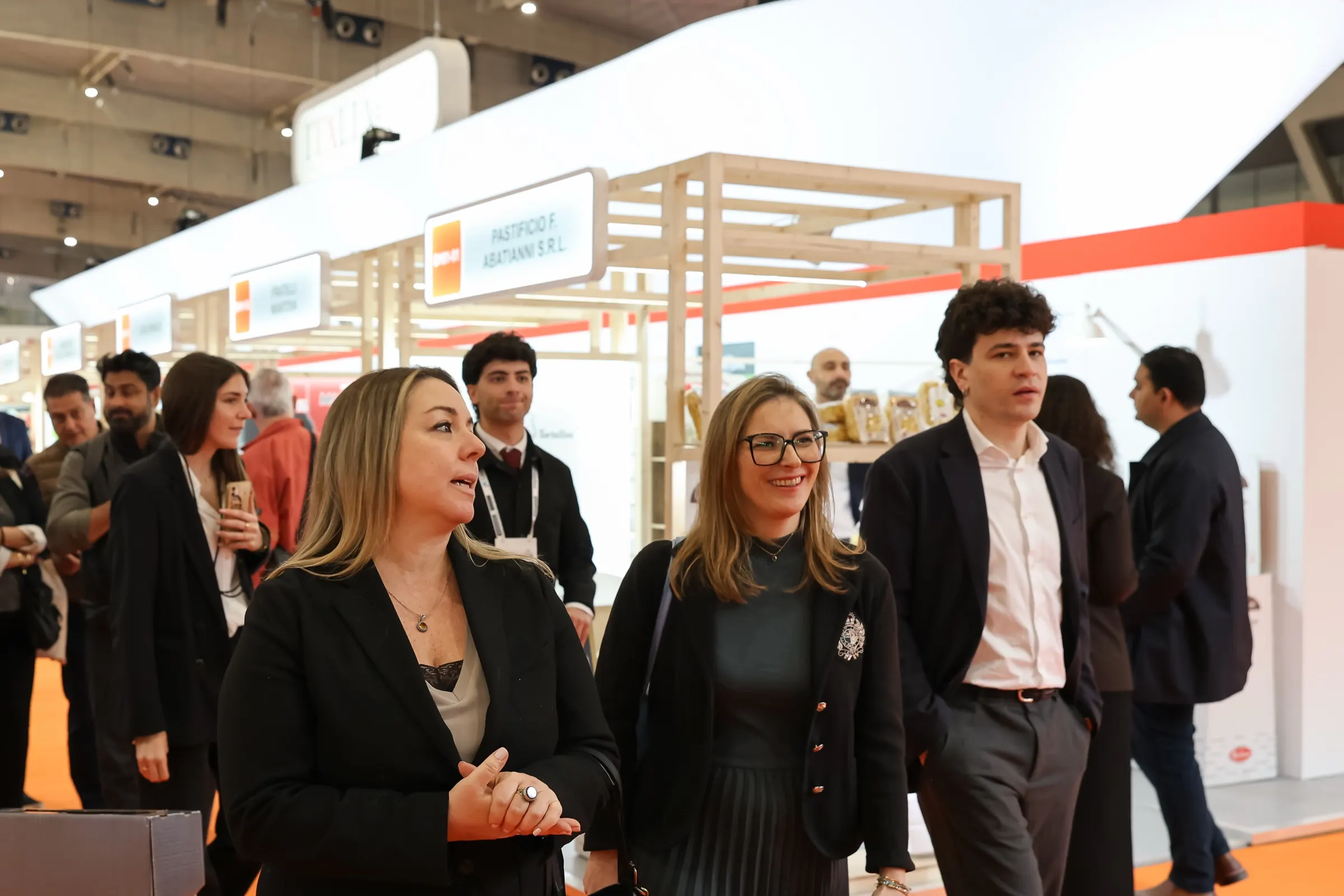 Italian Trade Agency — Pabellón de Italia en Alimentaria, Fira Barcelona Gran Via. Fotografía de Noomadik.