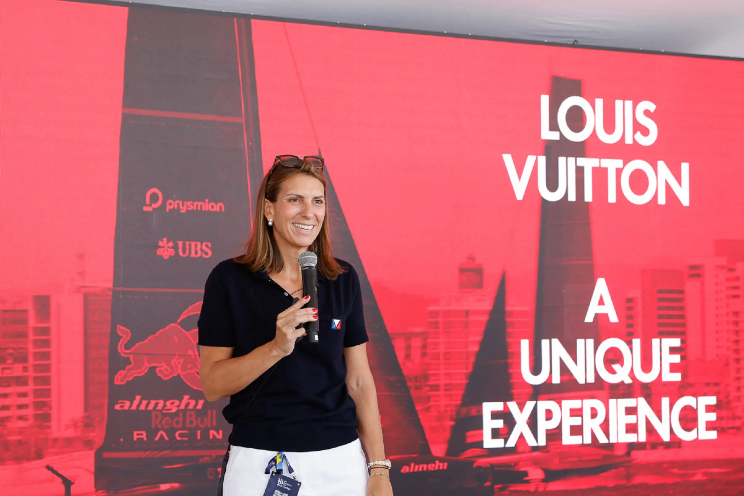Louis Vuitton — Hospitality de la 37.ª America's Cup, Port Vell, Barcelona. Fotografía de Noomadik.
