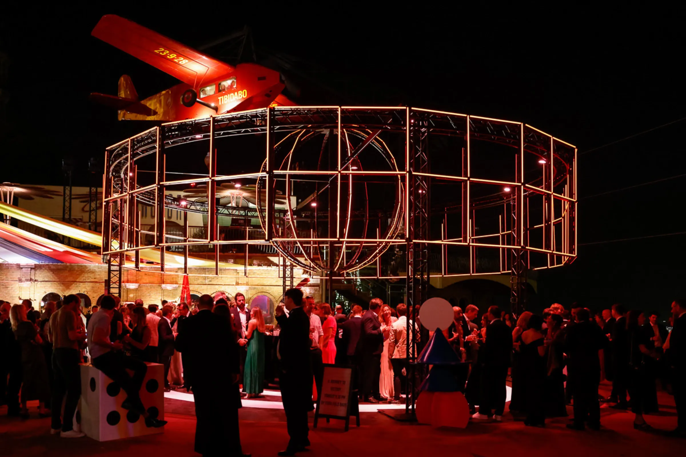 Louis Vuitton — Fiesta de la America's Cup en el Tibidabo, Tibidabo, Barcelona. Fotografía de Noomadik.