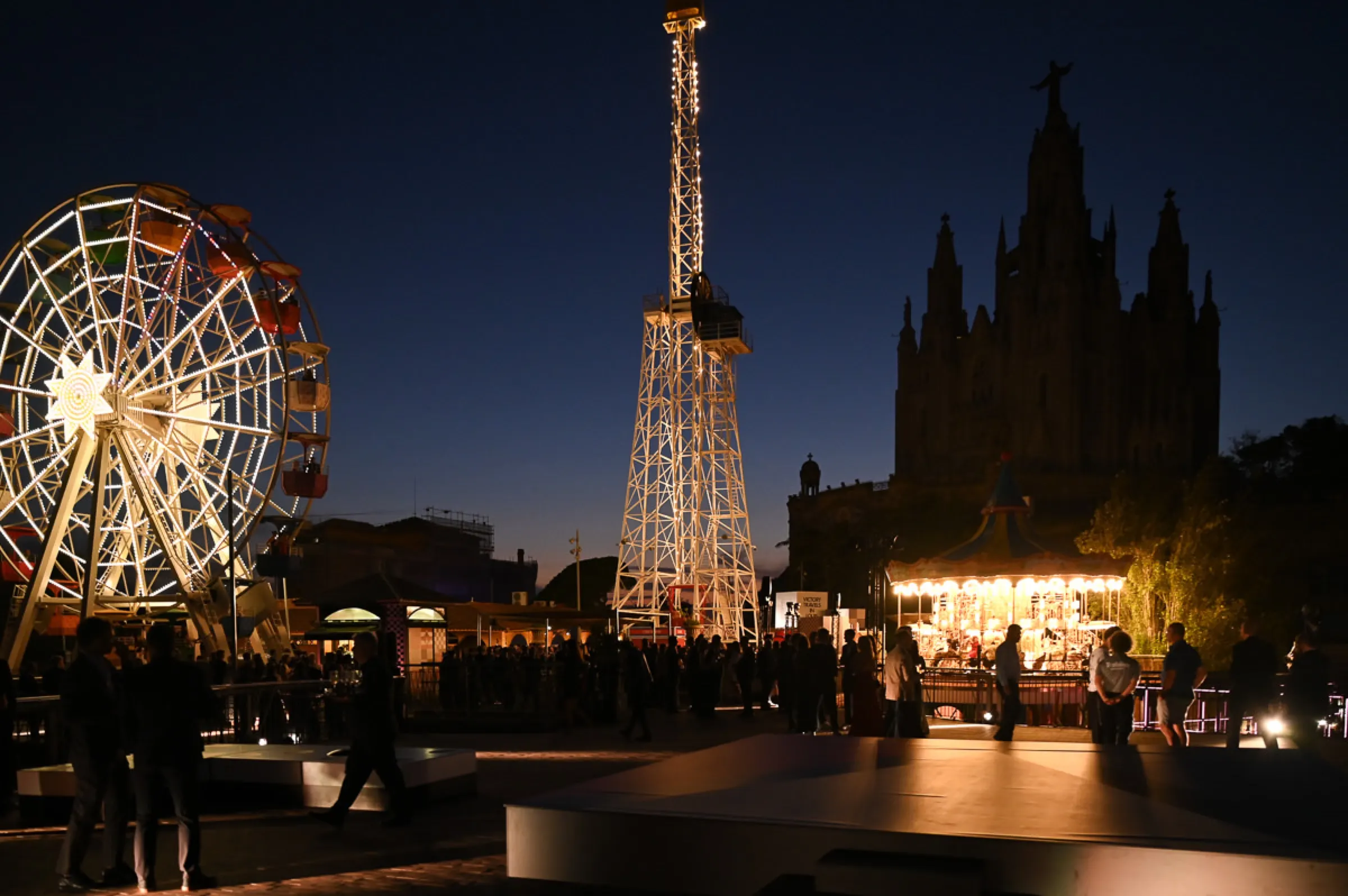 Louis Vuitton — Fiesta de la America's Cup en el Tibidabo, Tibidabo, Barcelona. Fotografía de Noomadik.