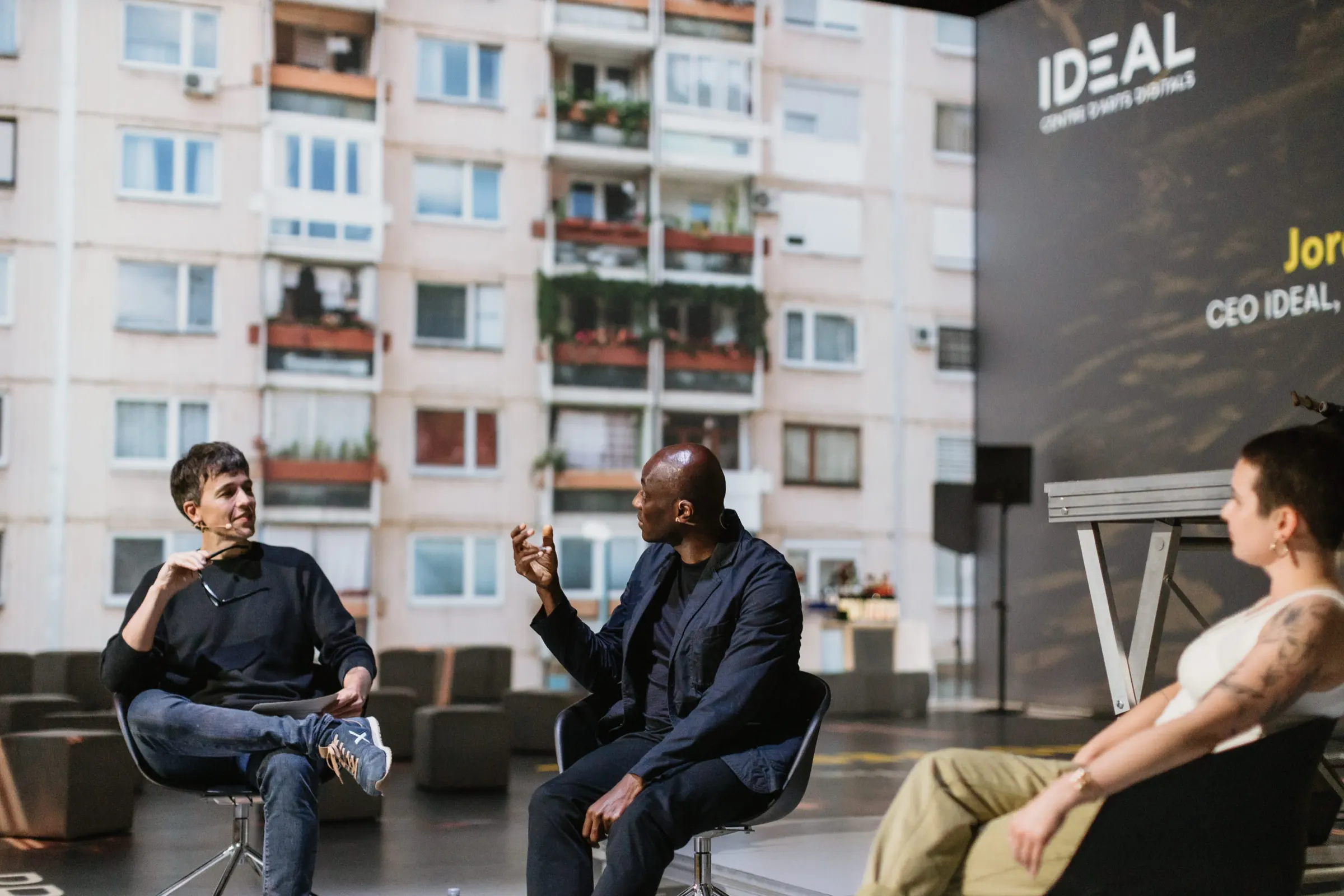 IDEAL Centre d'Arts Digitals — New East Festival en Barcelona, IDEAL, Barcelona. Fotografía de Noomadik.